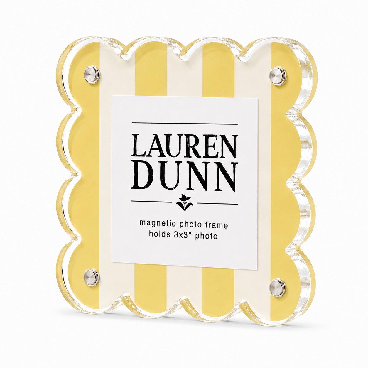 Buttercream Scalloped Frame