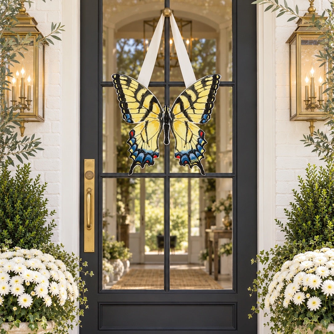 Swallowtail Butterfly Door Hanger