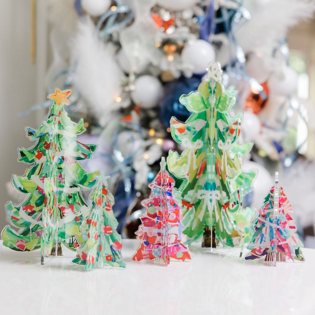 Pink Merry 3-D Tree