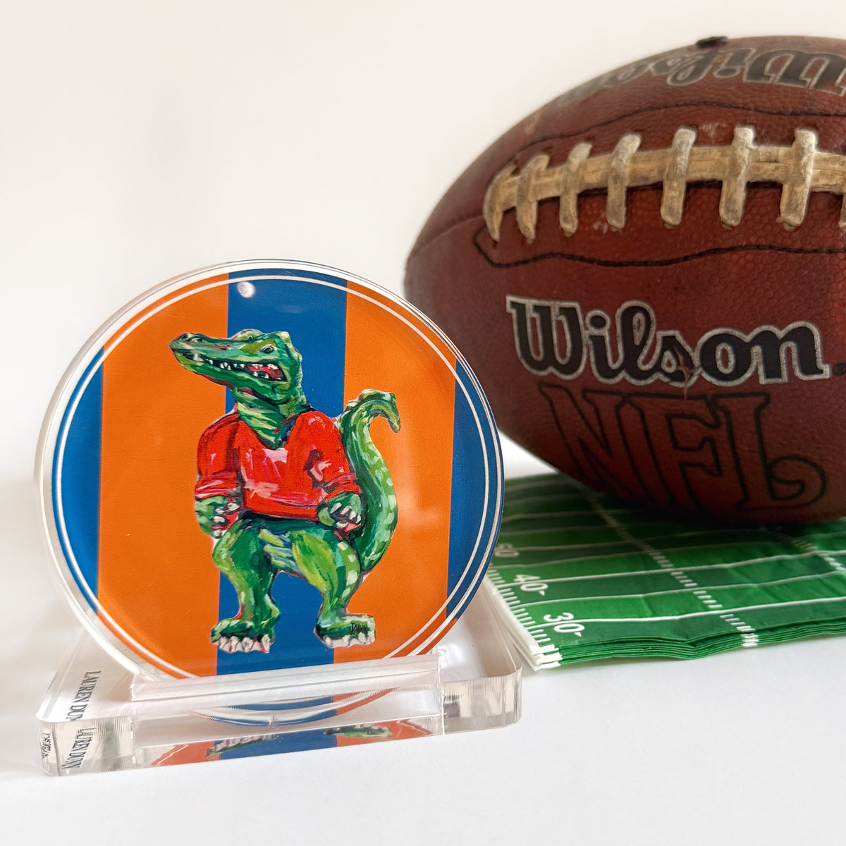 ALLIGATOR GAME DAY COASTER SET