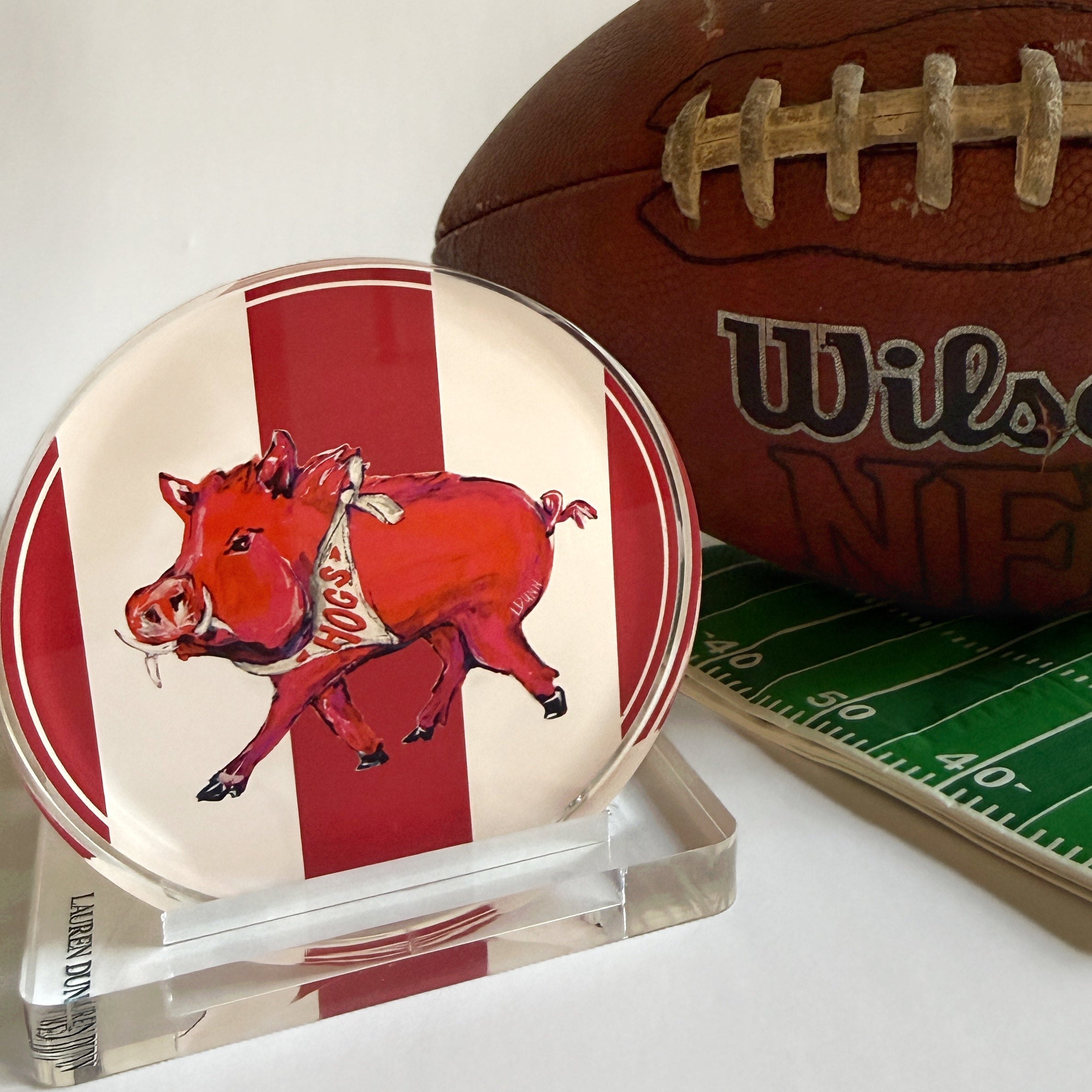 HOG GAME DAY COASTER SET