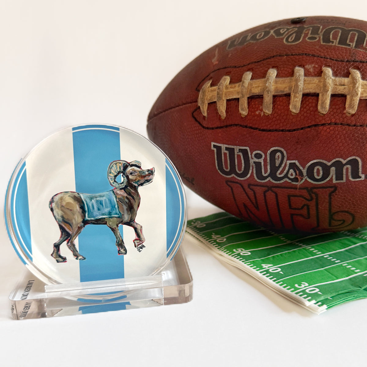 RAM GAME DAY COASTER SET