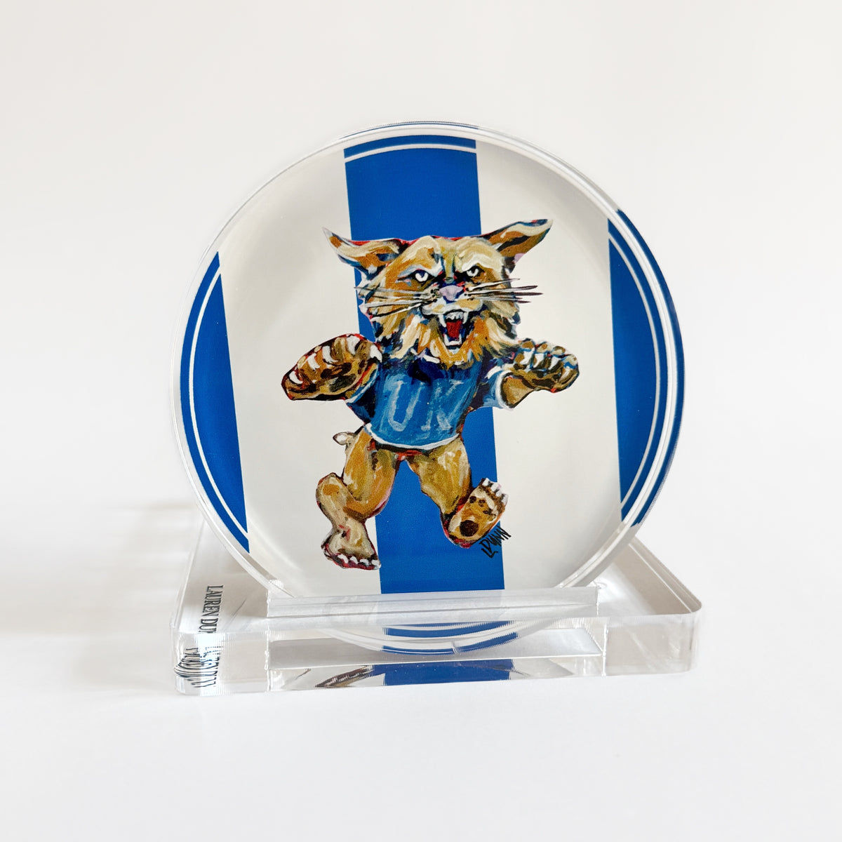BLUE CAT GAME DAY COASTER SET