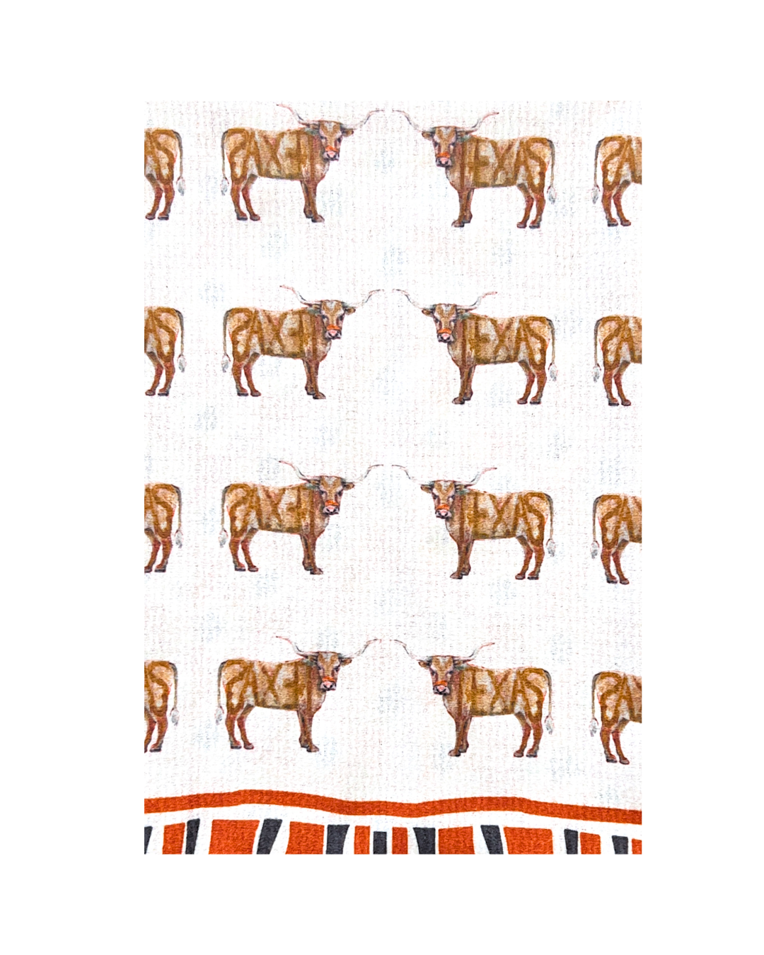 Game Day Longhorn Tea Towel