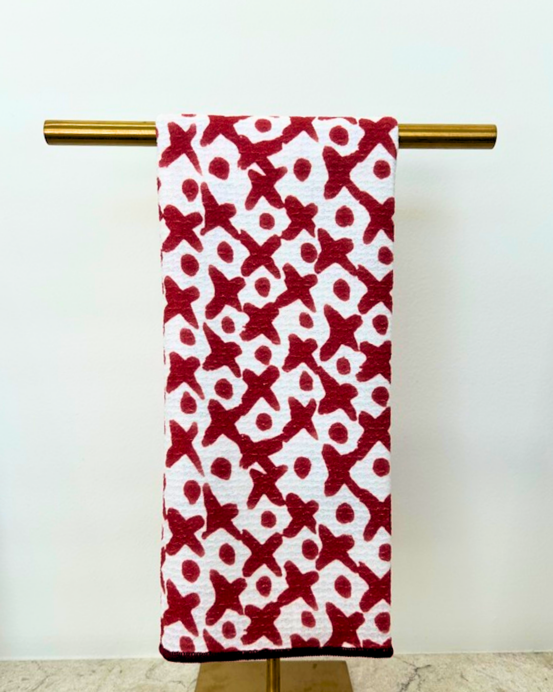 Game Day Bulldog in Starkville Tea Towel