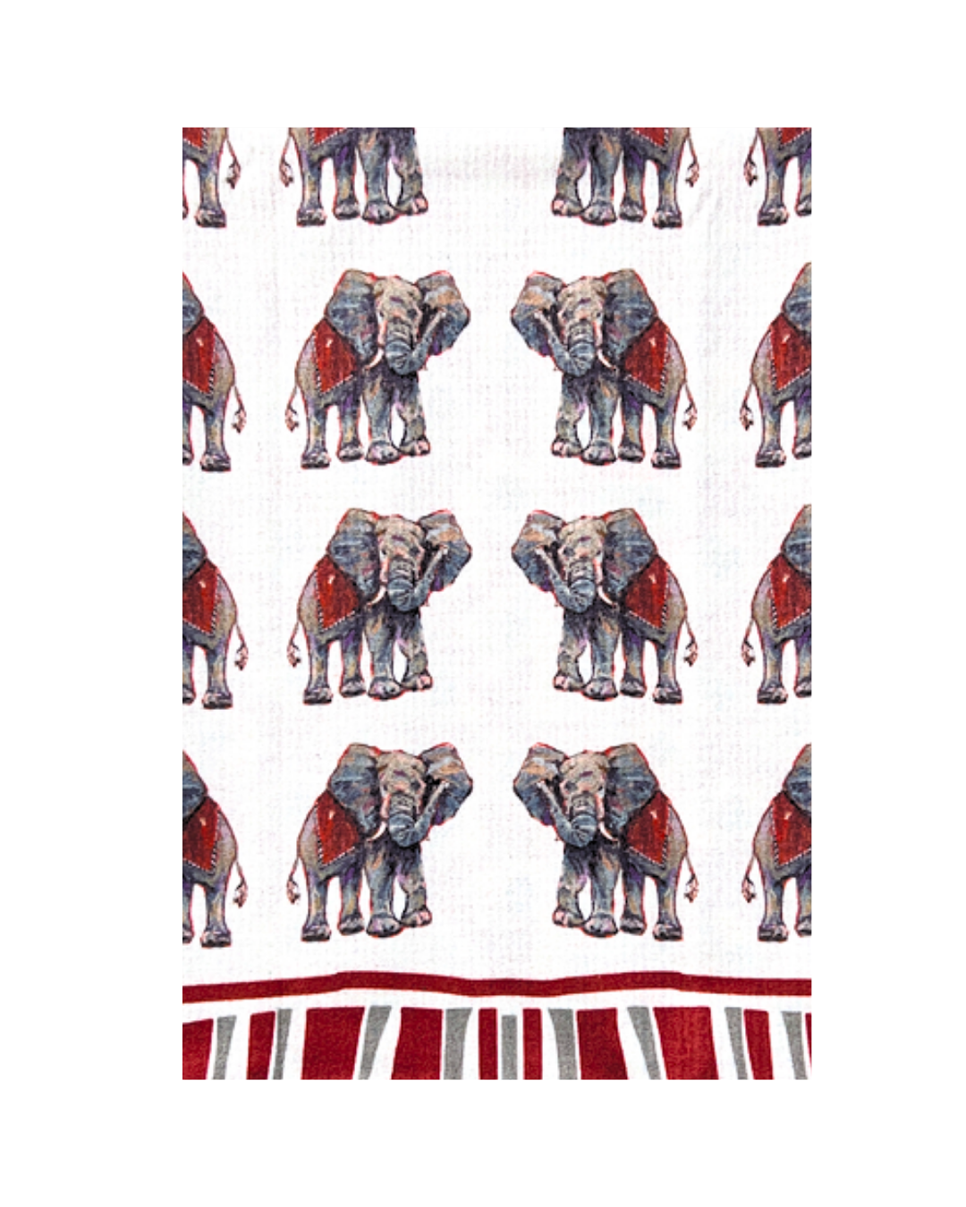 Game Day Elephant Tea Towel