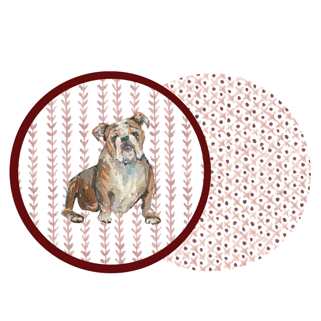 Game Day Bulldog in Starkville Art Pop