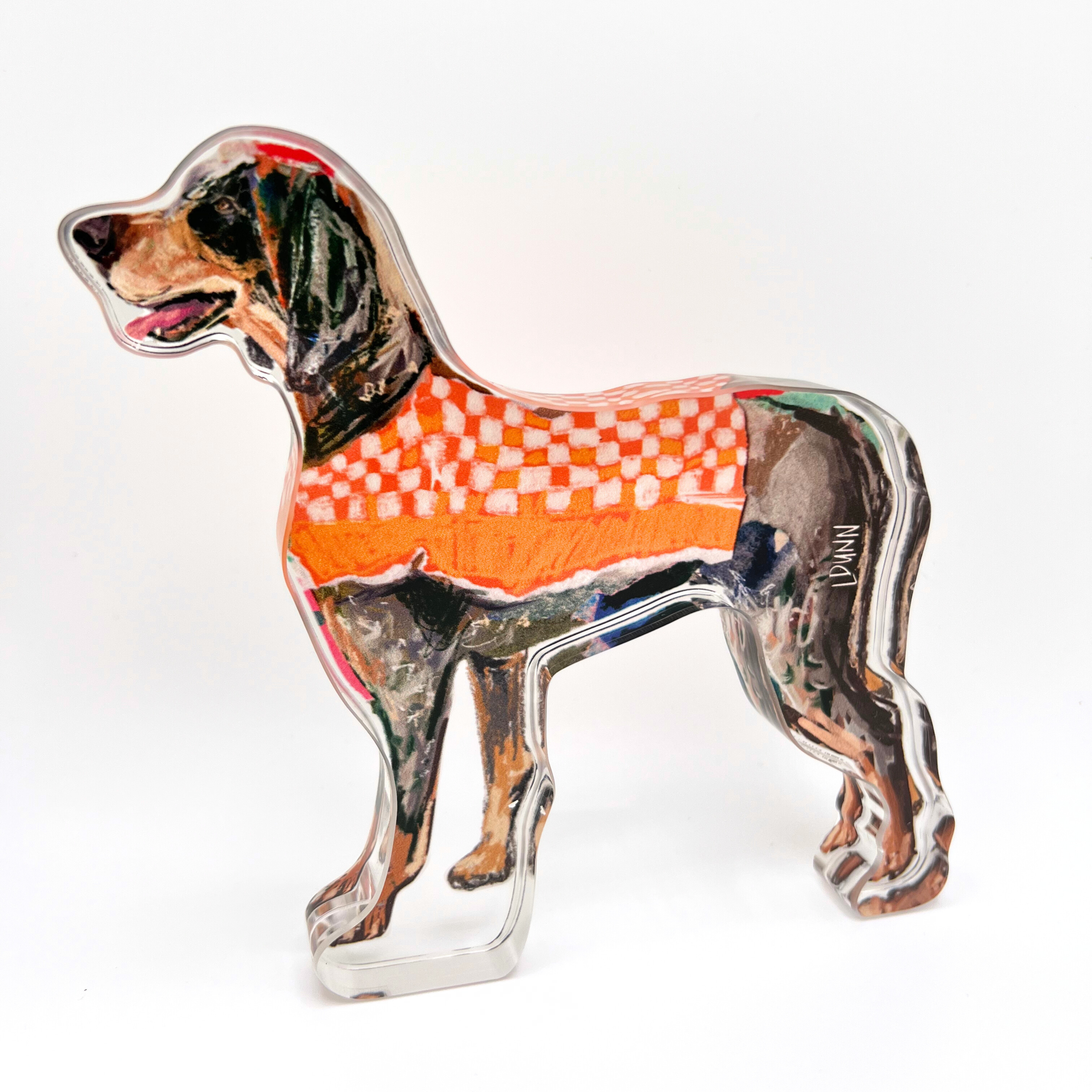 TENNESSEE GAMEDAY ACRYLIC DOG