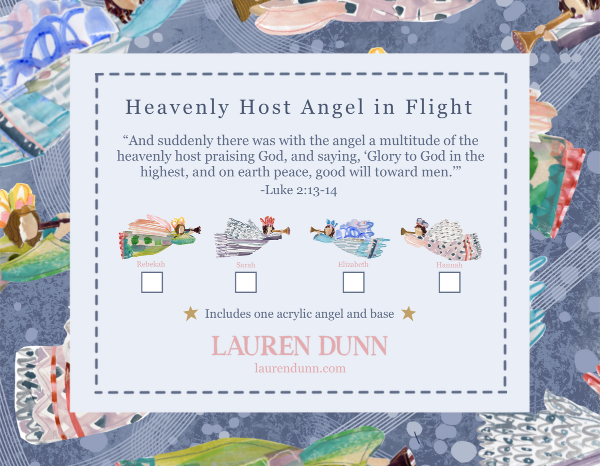 Heavenly Host Angel in Flight - Rebekah