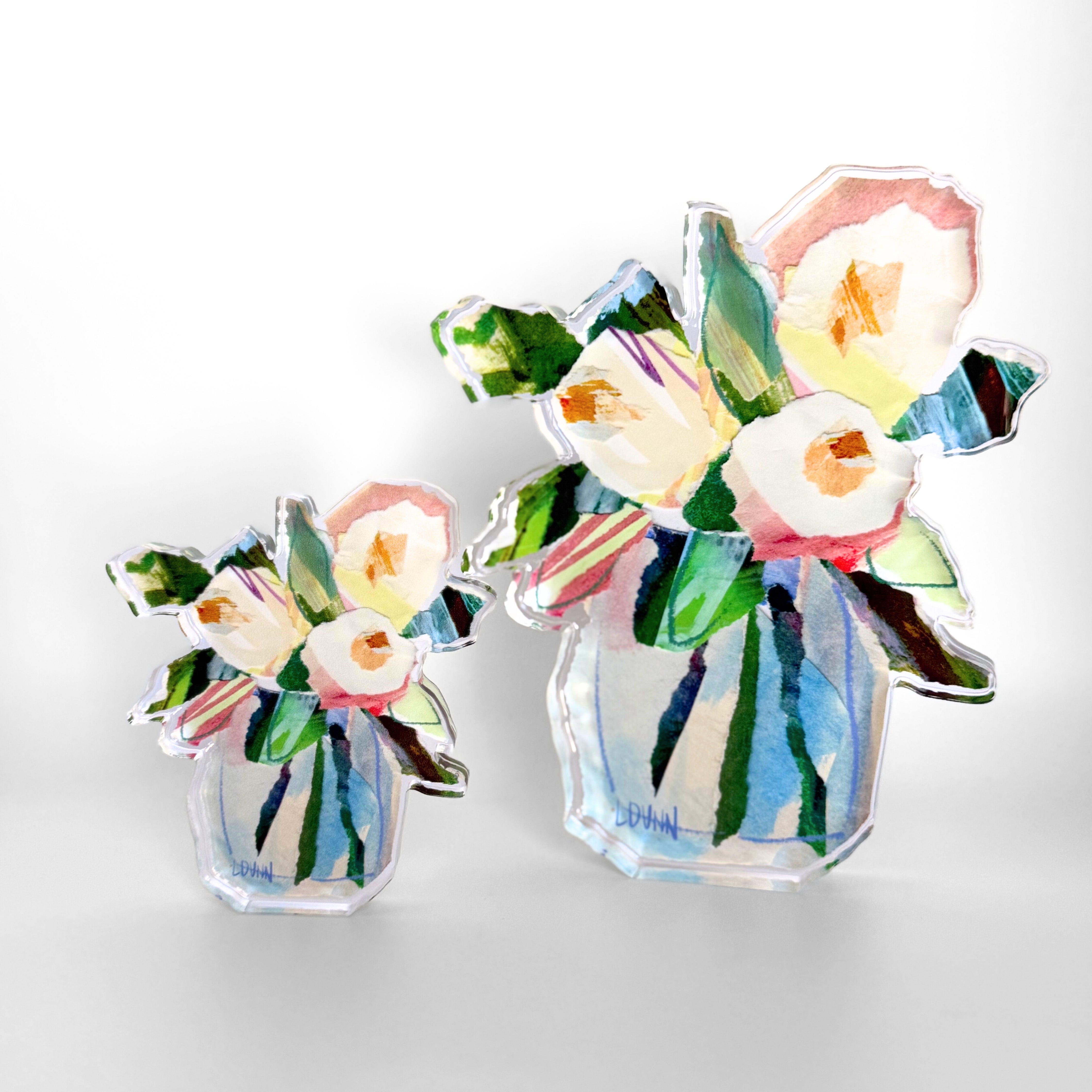 Garden Jar Floral Acrylic