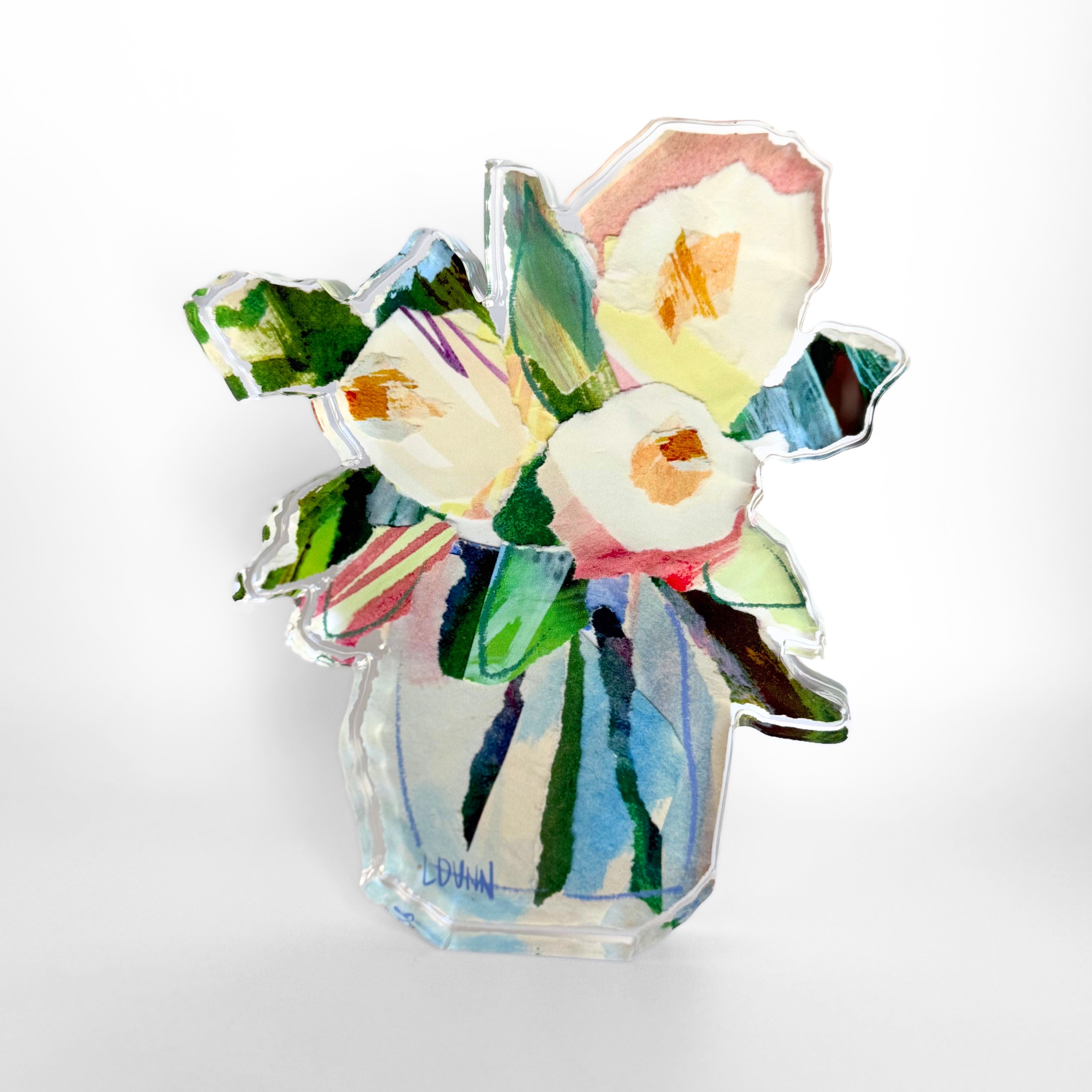 Garden Jar Floral Acrylic