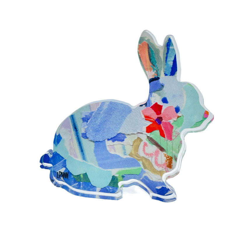 BUNNIES IN COLOR ACRYLIC