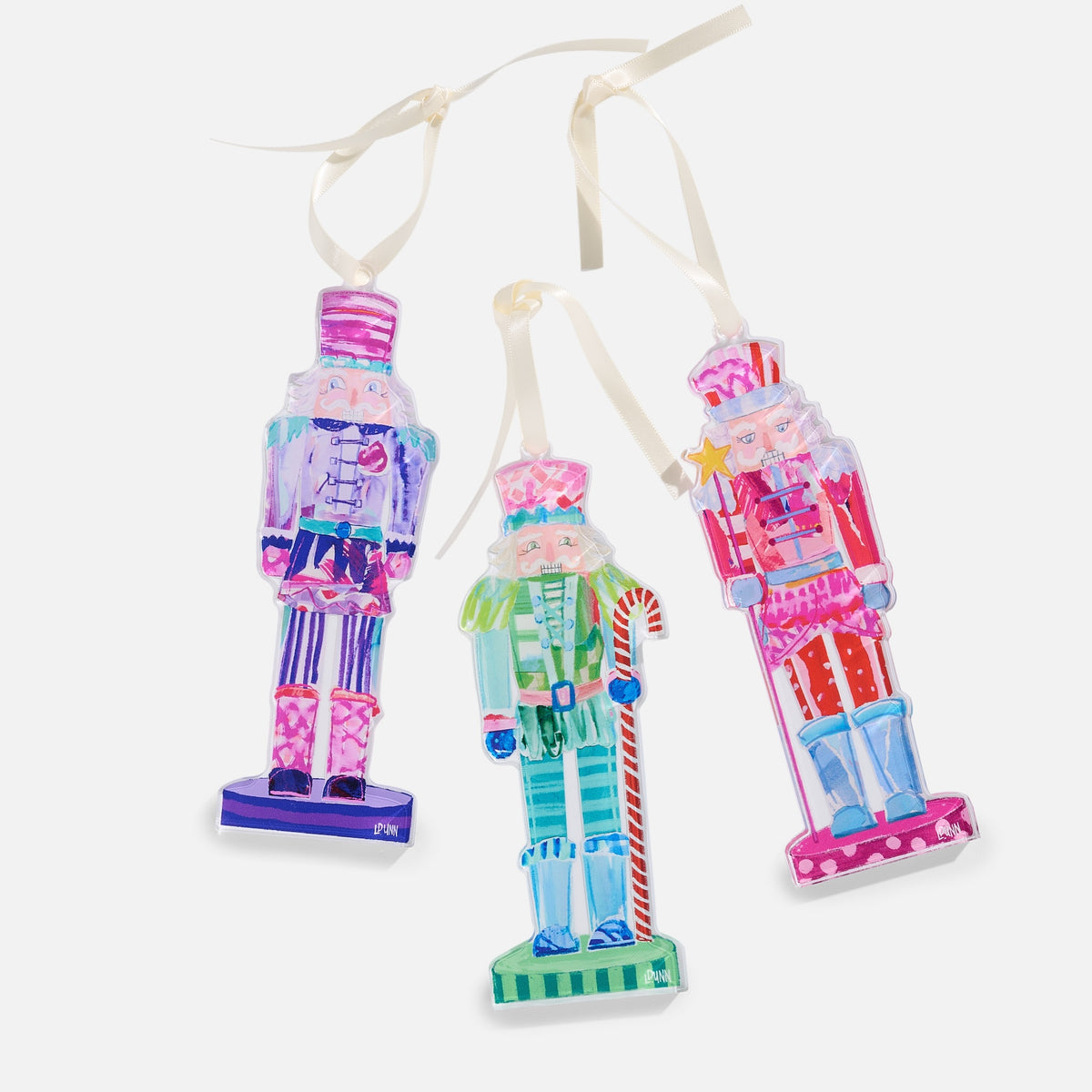 Barnaby, Frederick and Hedley Nutcracker Ornament Set
