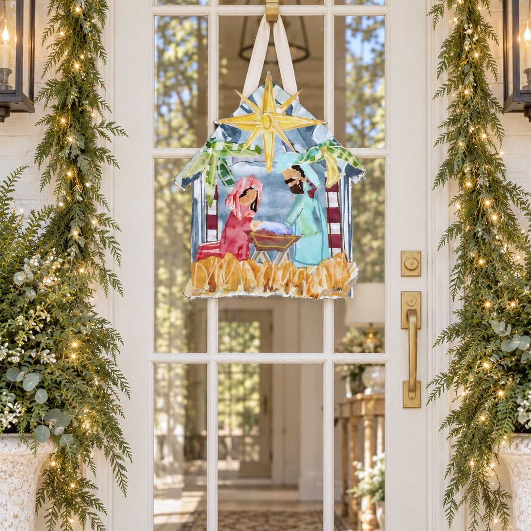 Nativity Door Hanger