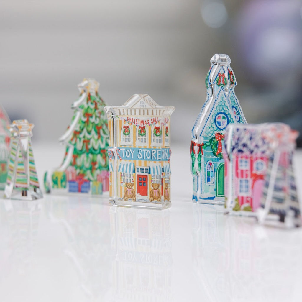 The Mini Christmas Village Set
