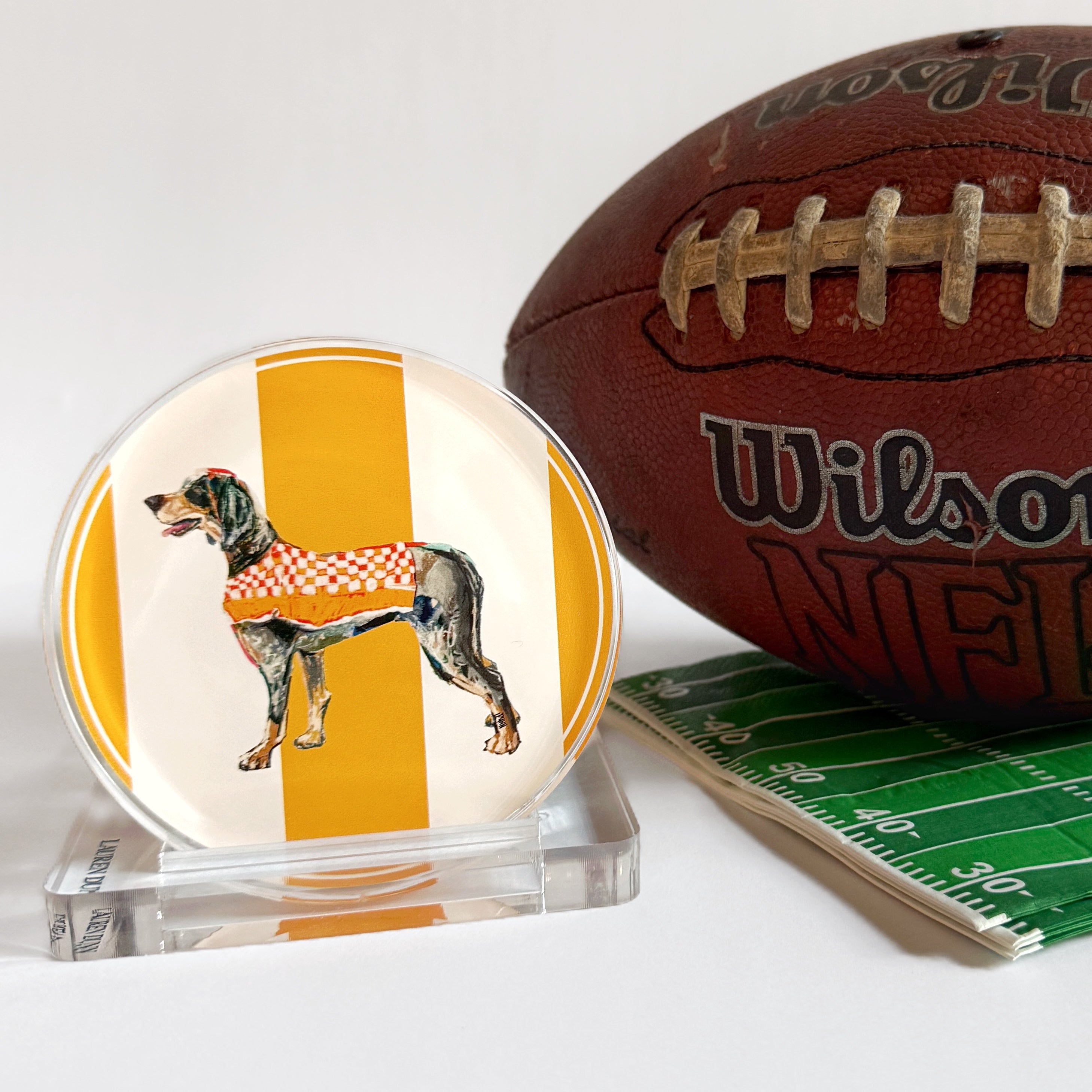 HOUND DOG GAME DAY COASTER SET