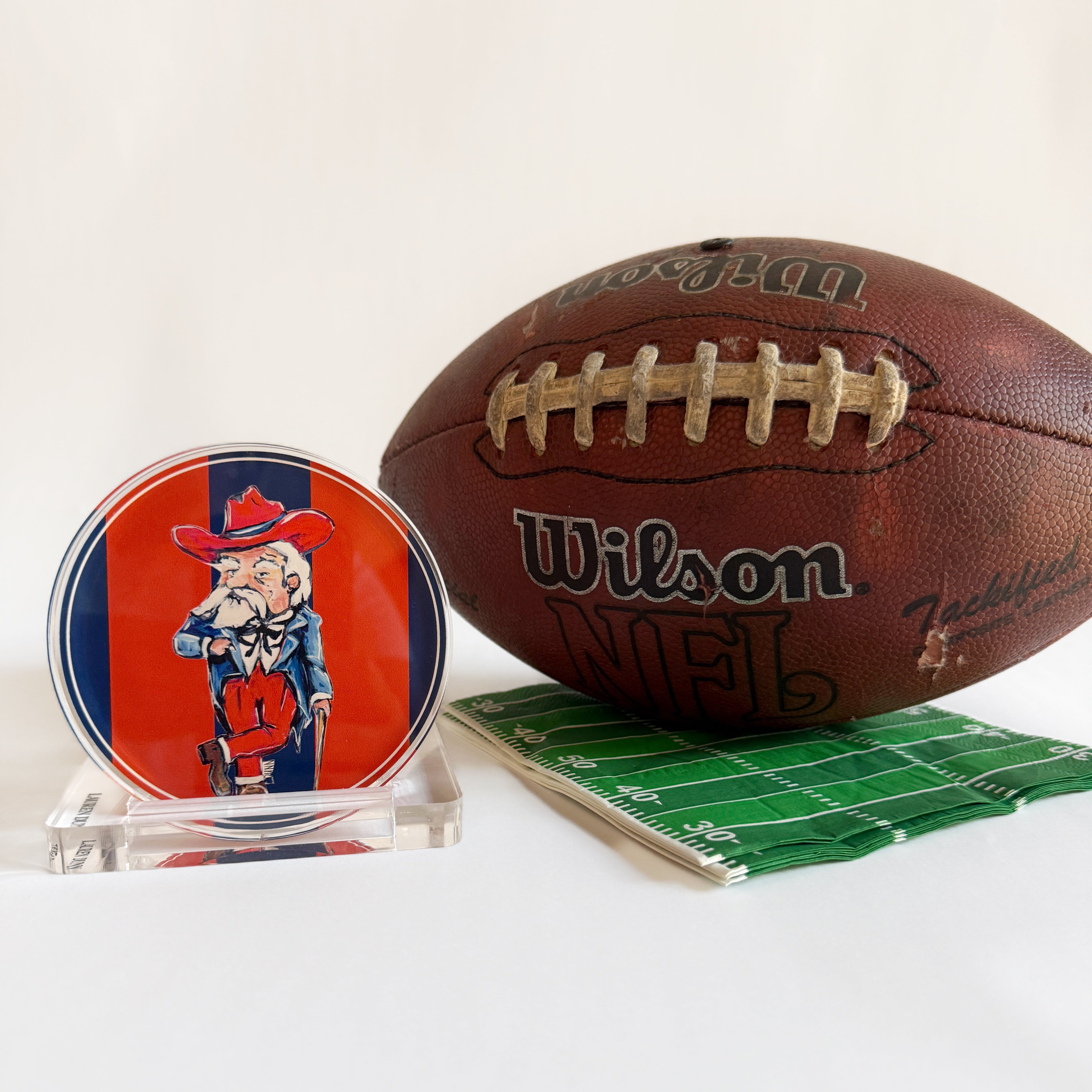 DAPPER GENTLEMAN GAME DAY COASTER SET