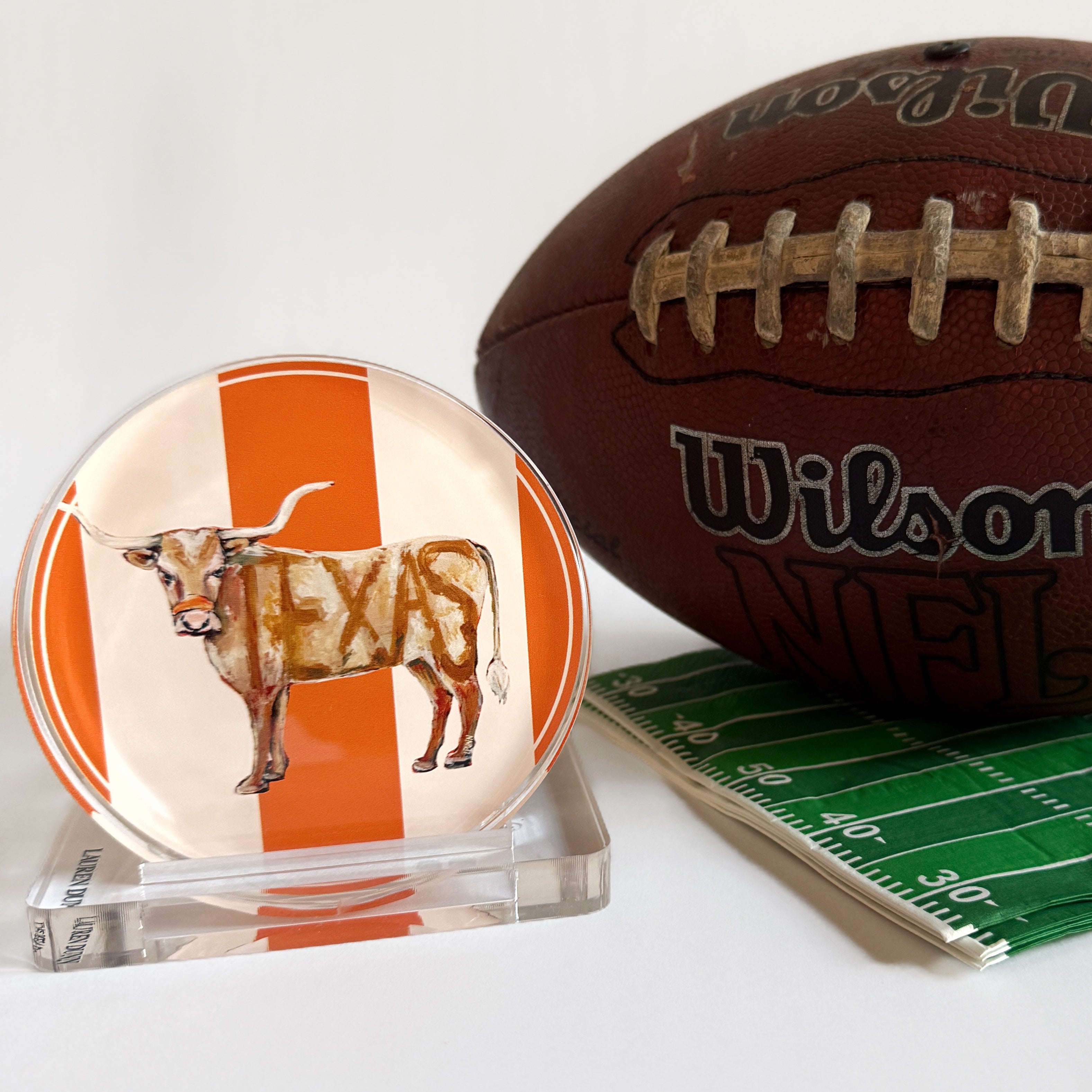 LONGHORN GAME DAY COASTER SET