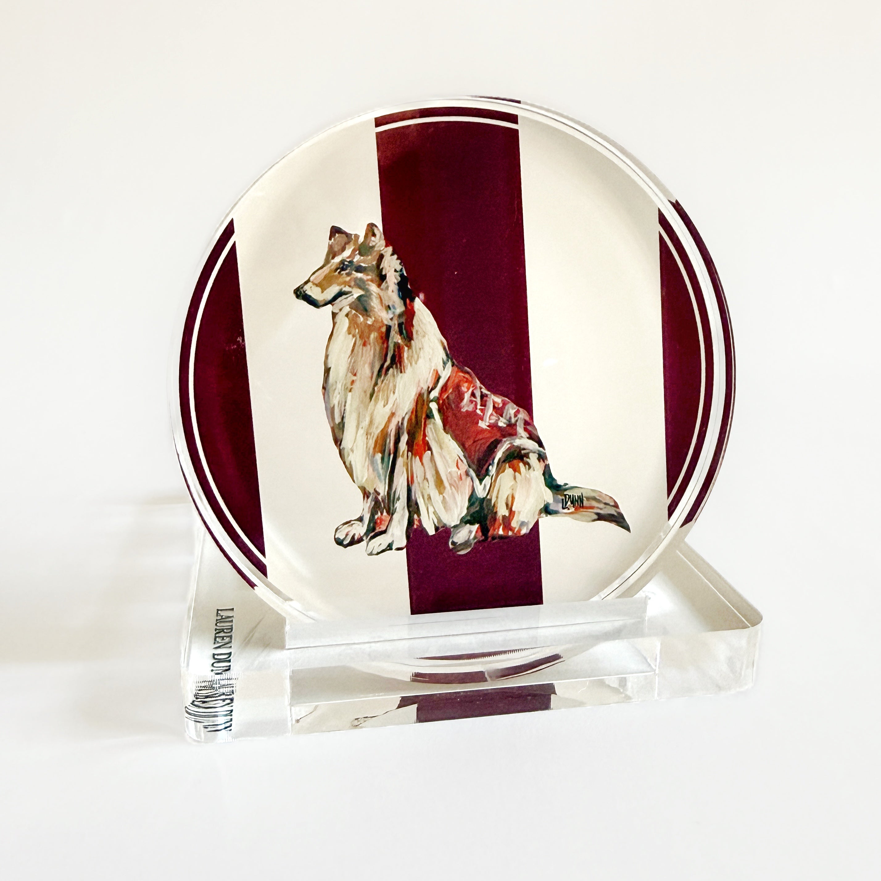 COLLIE GAME DAY COASTER SET