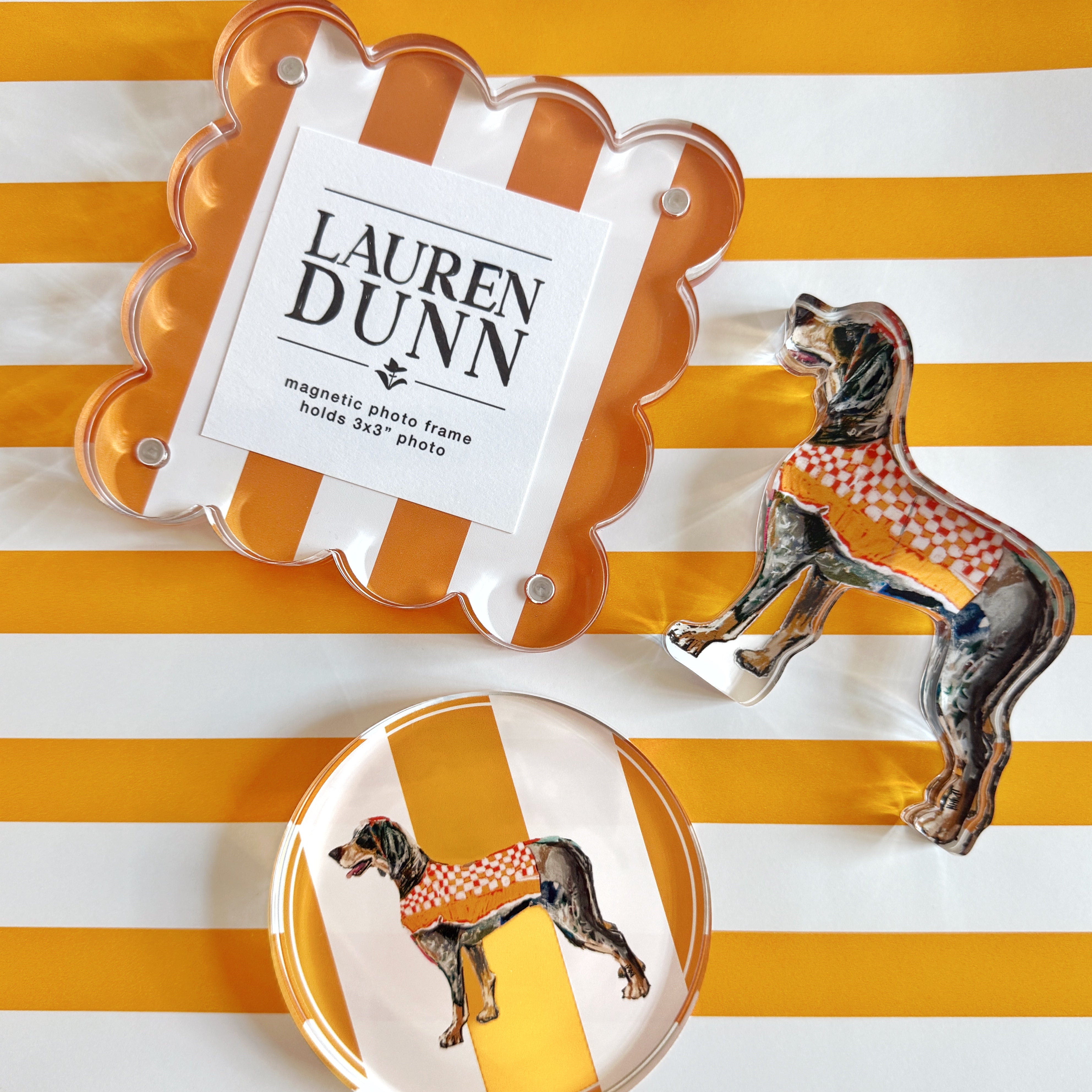 HOUND DOG GAME DAY COASTER SET