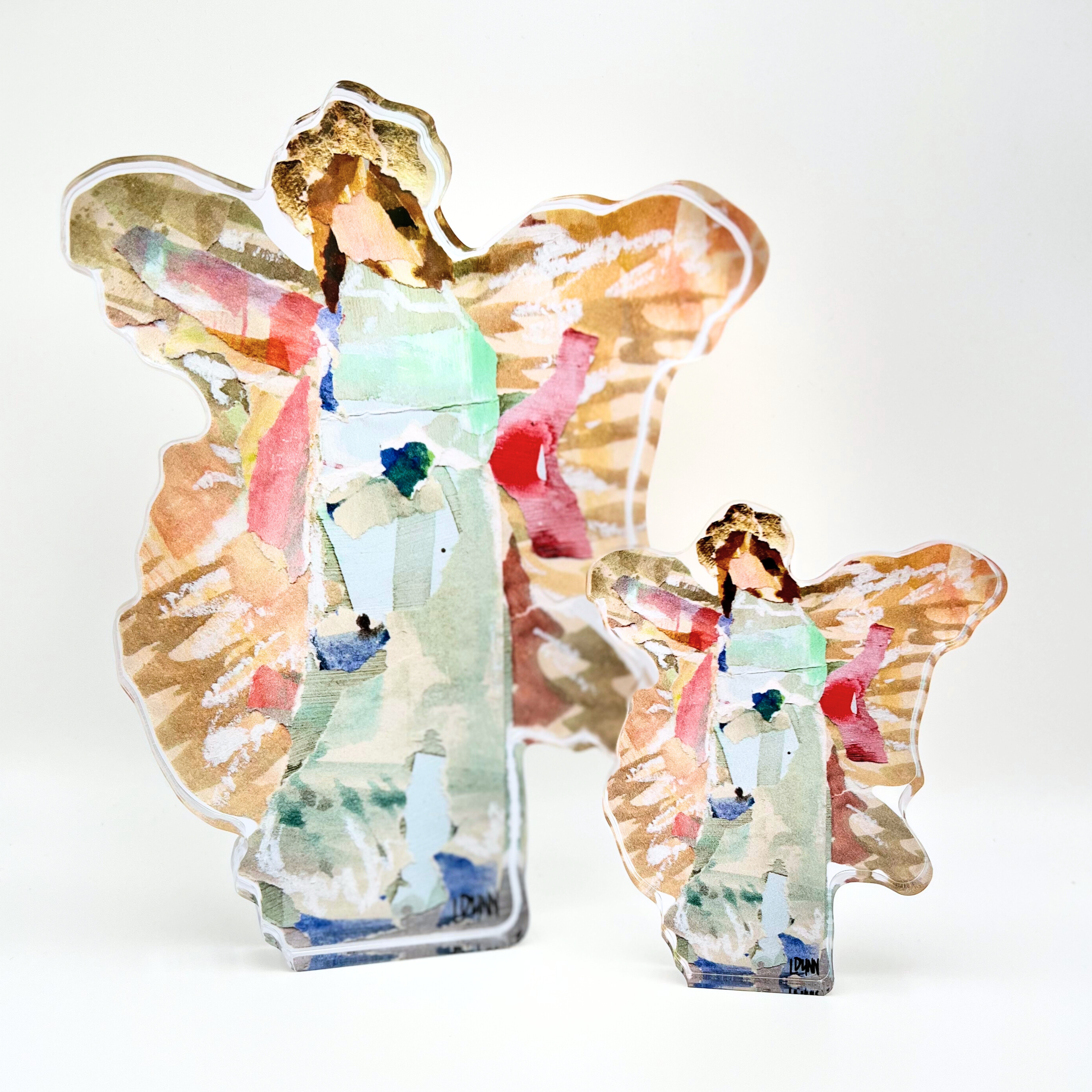 NONNIE ACRYLIC ANGEL, GLORY COLLECTION - LARGE