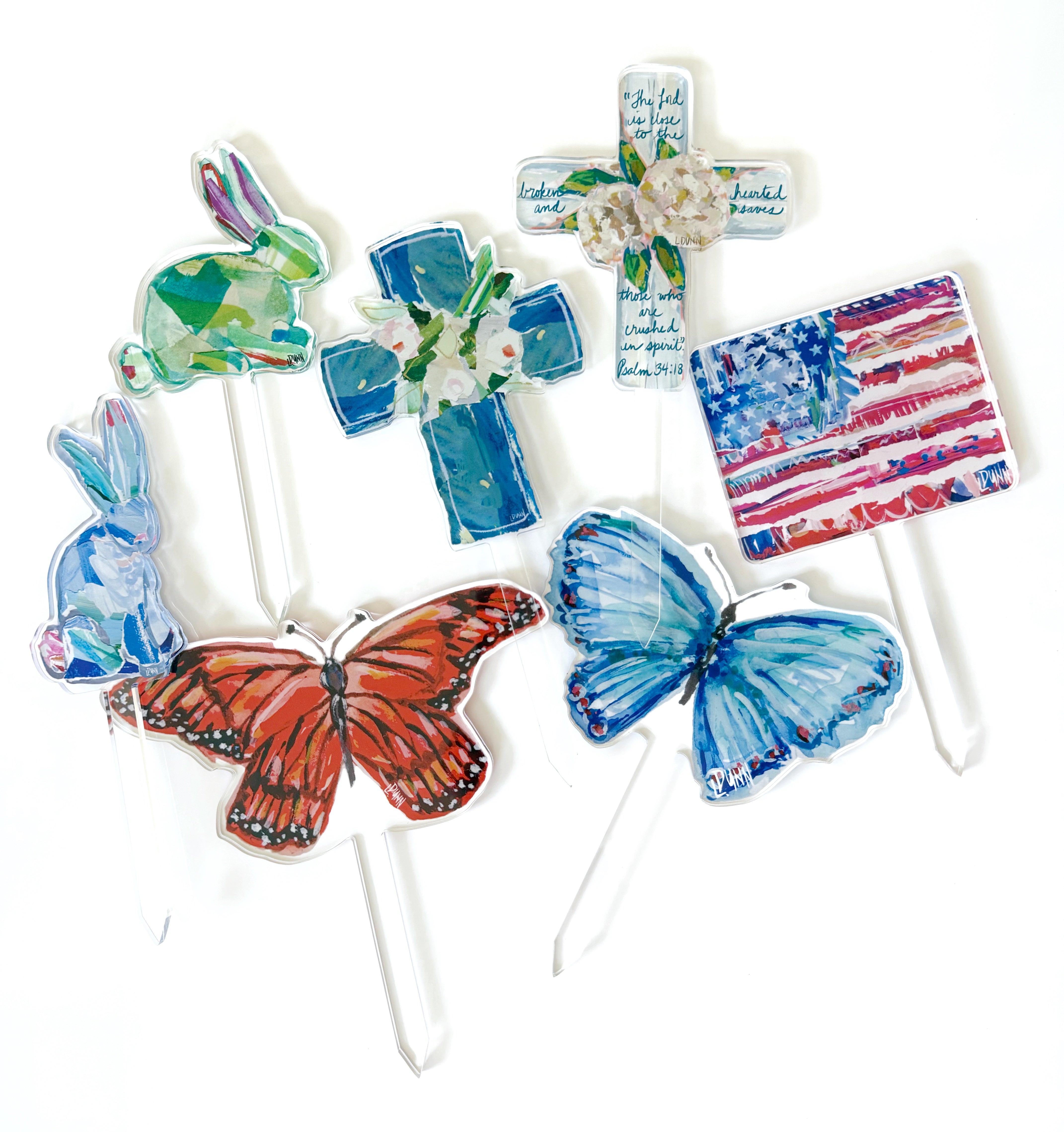 Lauren Dunn Butterfly Plant Stick - Thumbnail 2