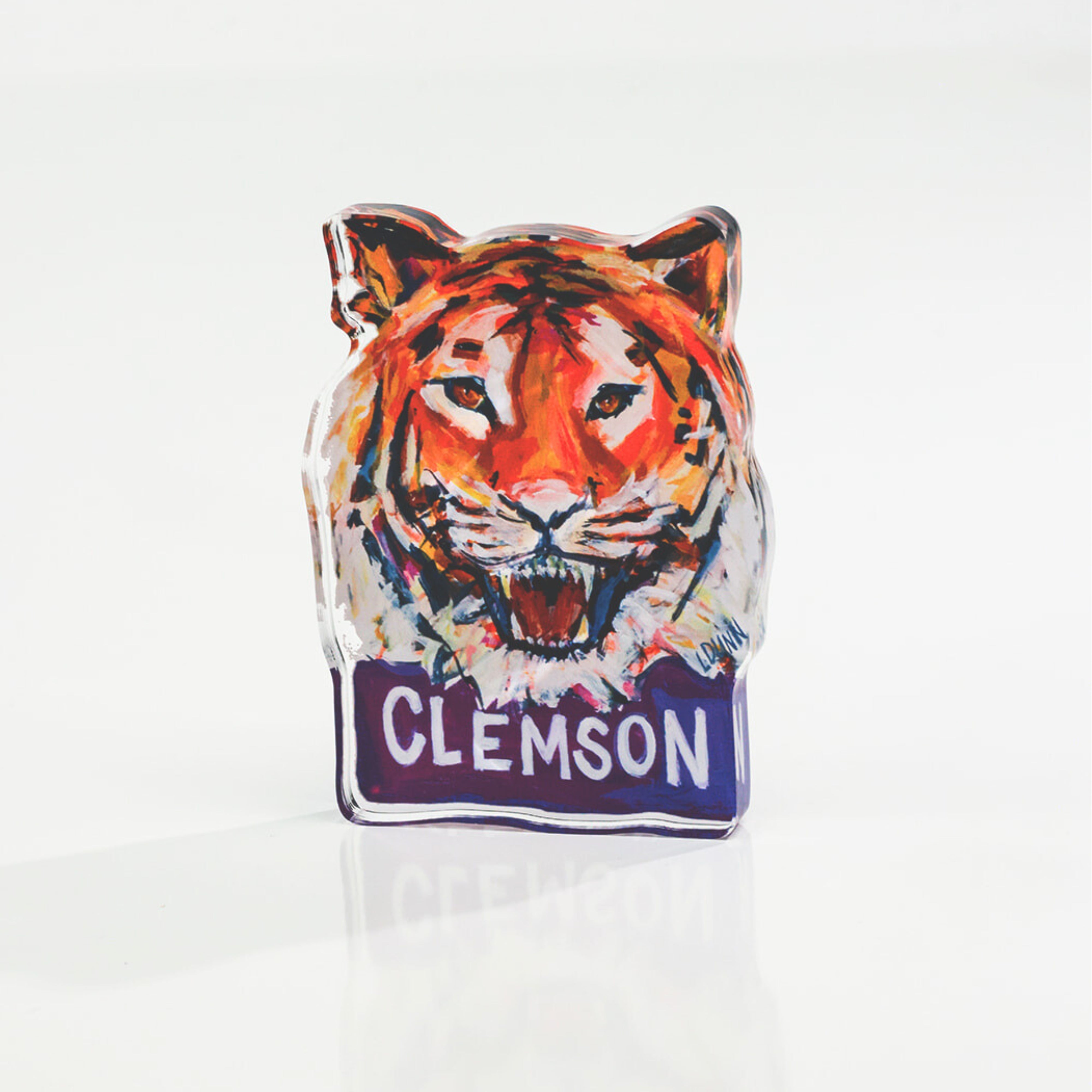 CLEMSON TIGER ACRYLIC