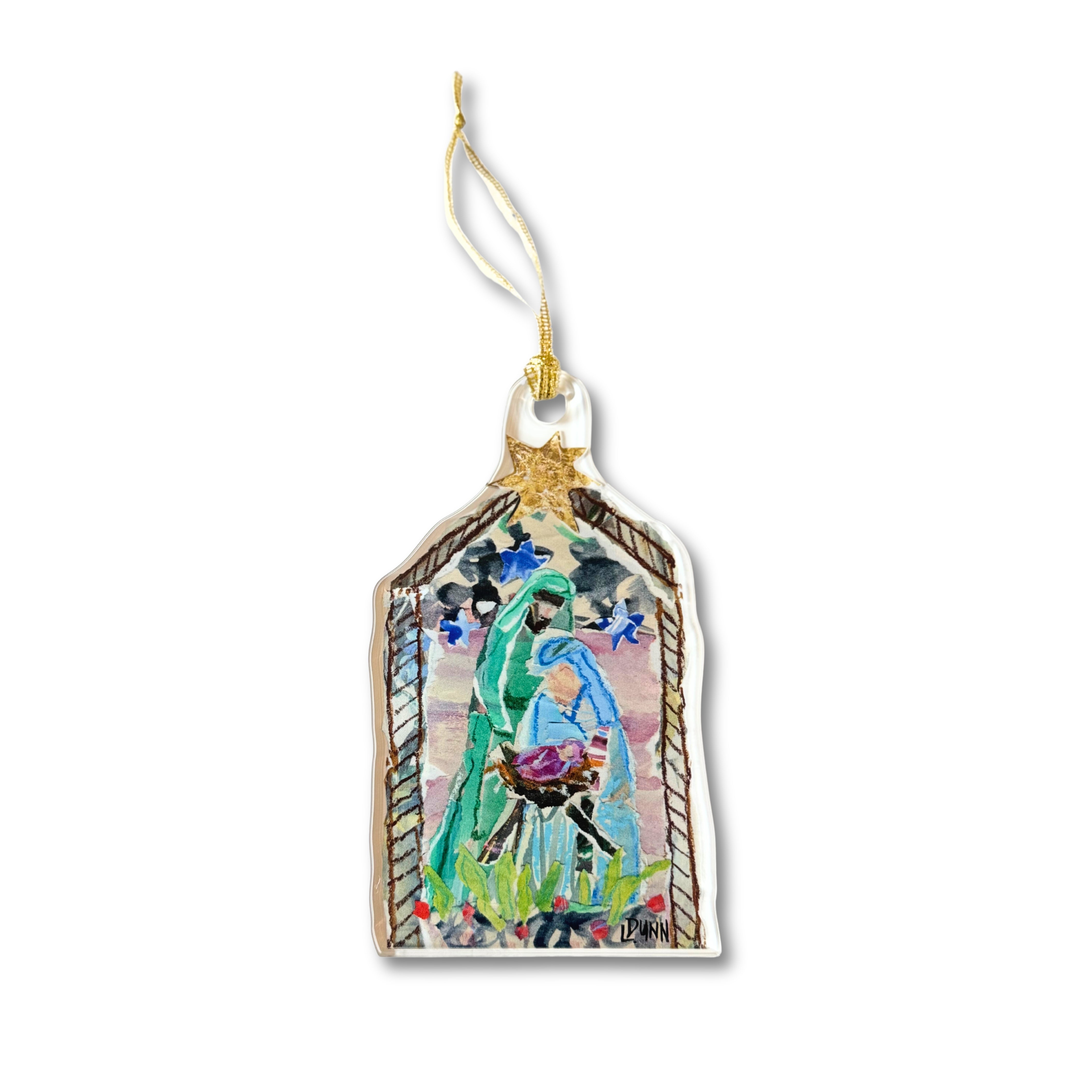 Holy Family Acrylic Ornament