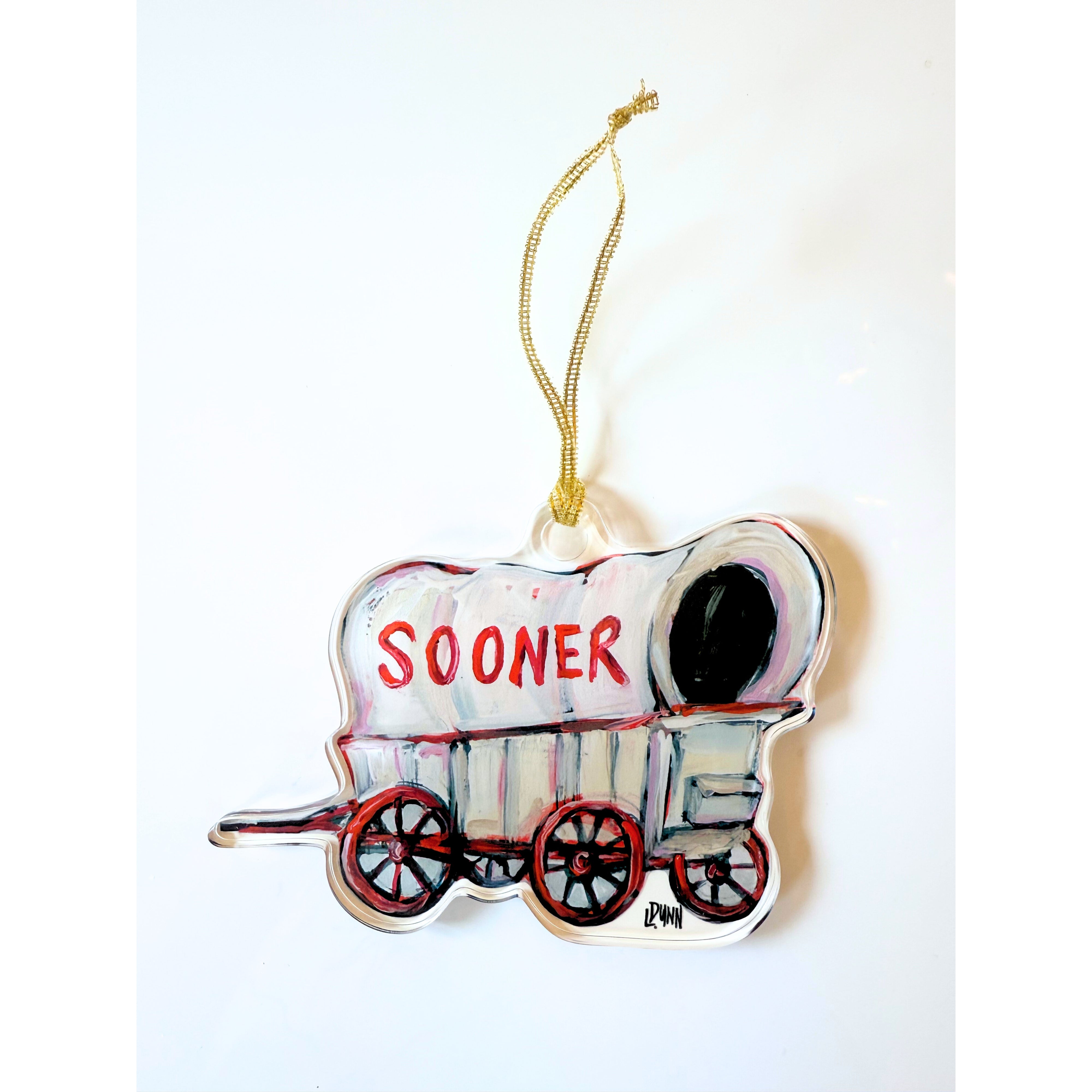Sooners of Oklahoma Acrylic Ornament
