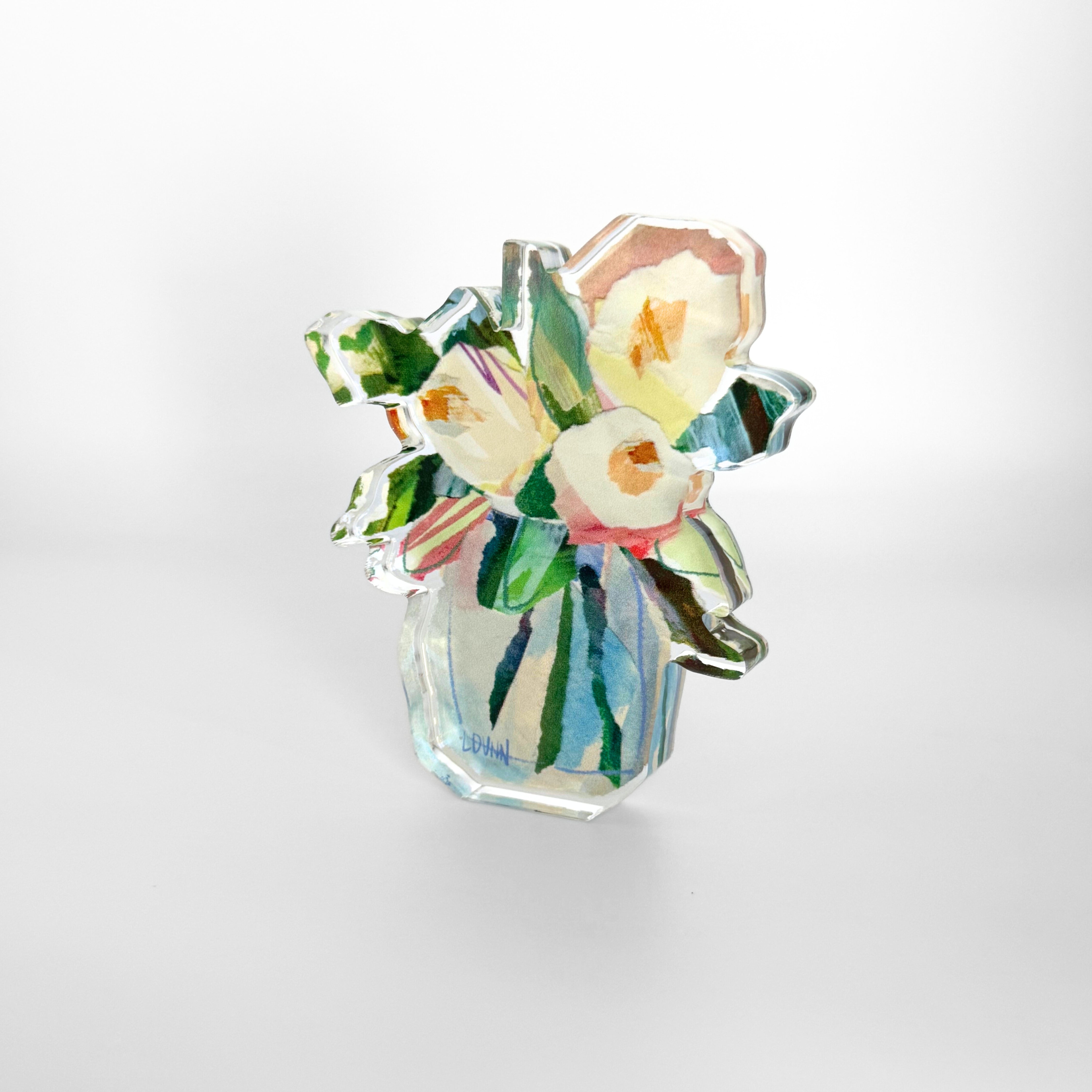 Garden Jar Floral Acrylic