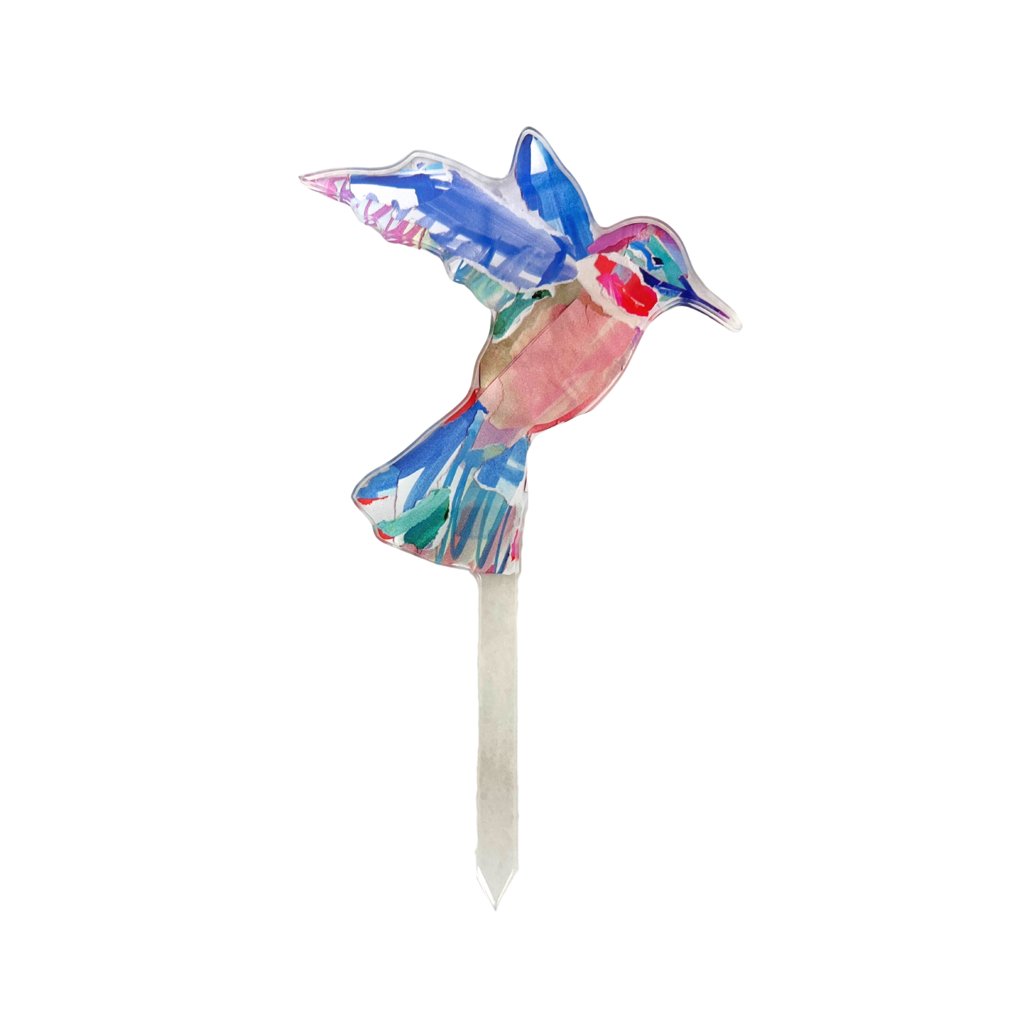 HUMMINGBIRD PLANT STICK