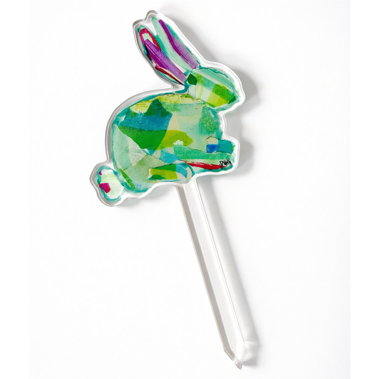 GREEN BUNNY PLANT STICK