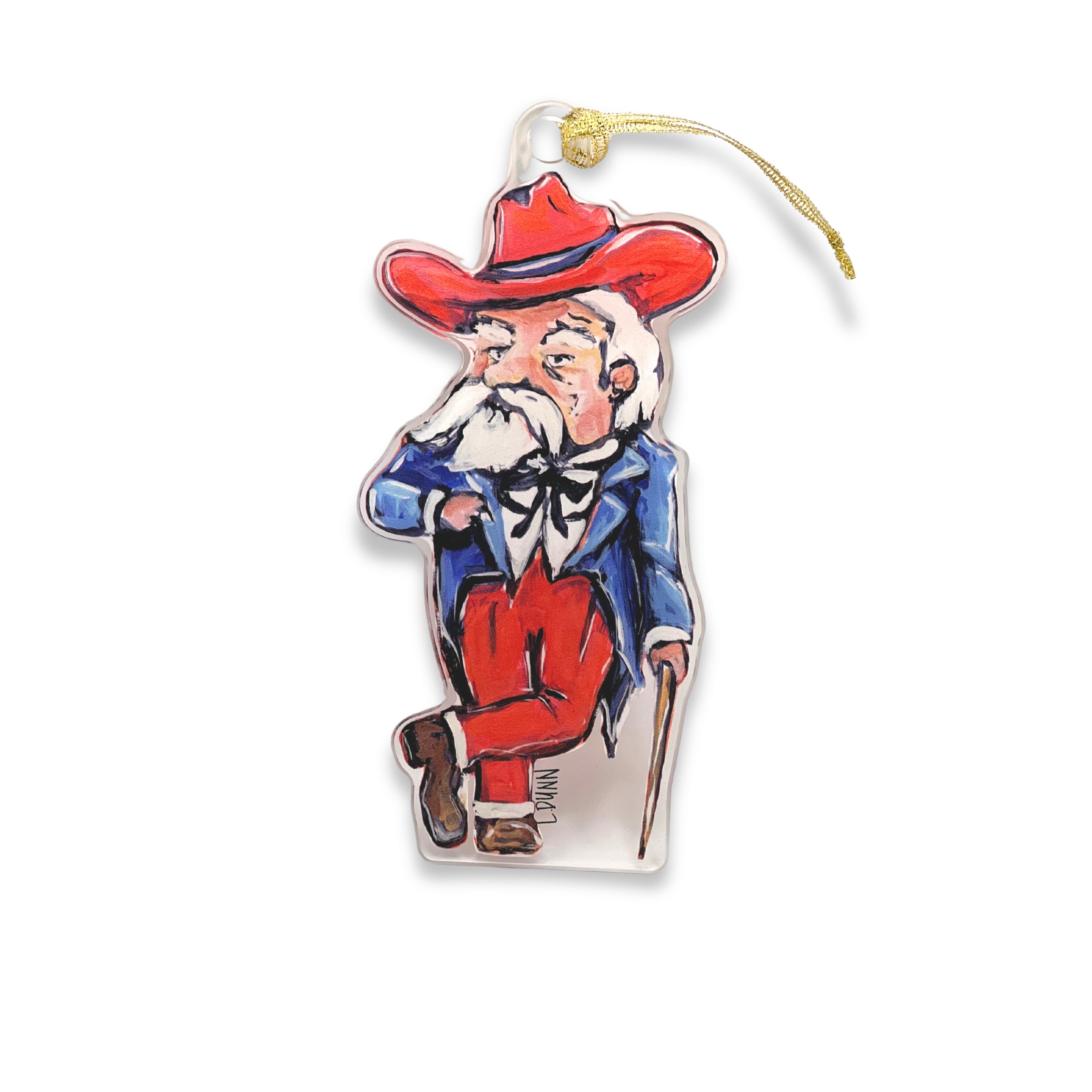 REBEL ACRYLIC MASCOT ORNAMENT