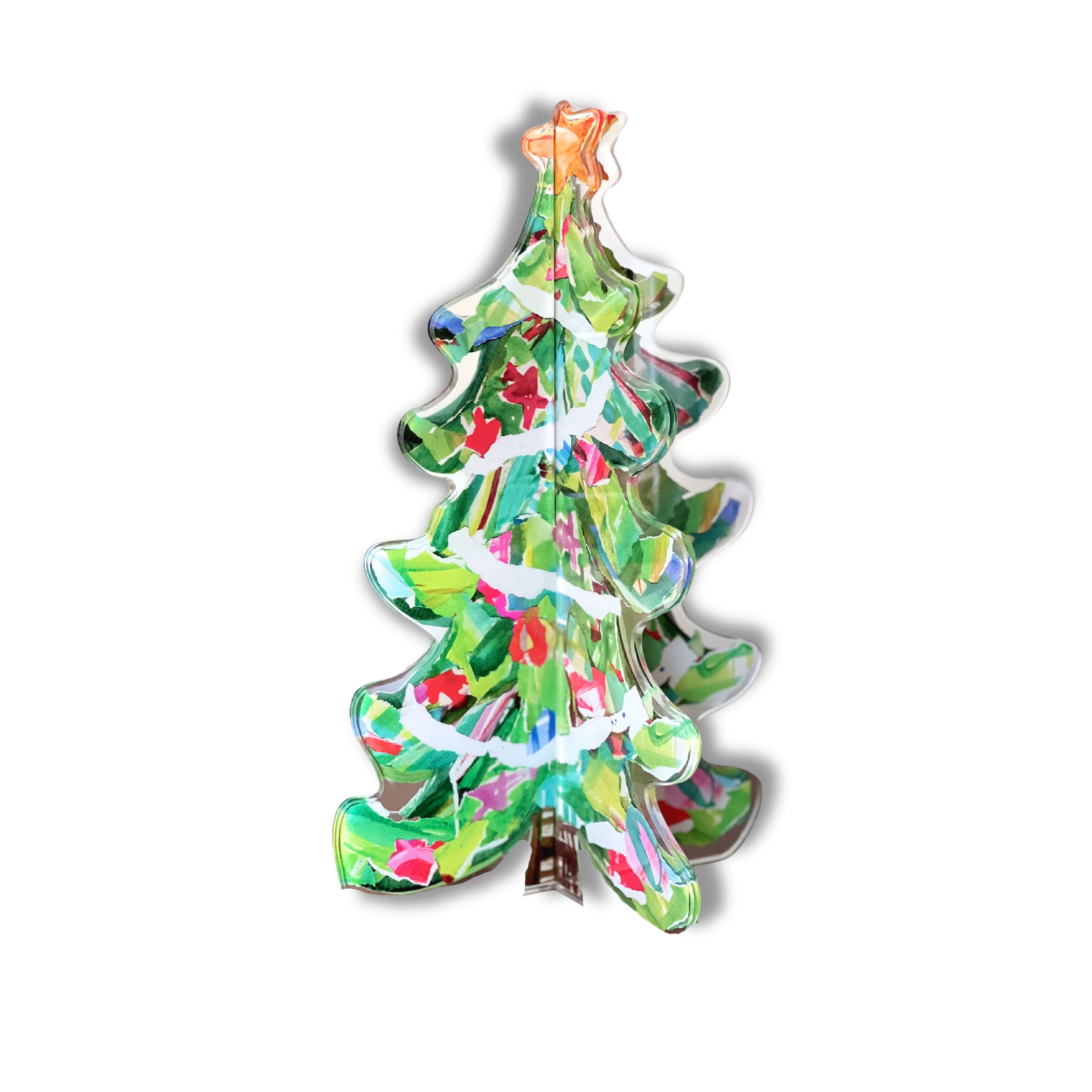 SPARKLE PLENTY 3-D ACRYLIC CHRISTMAS TREE